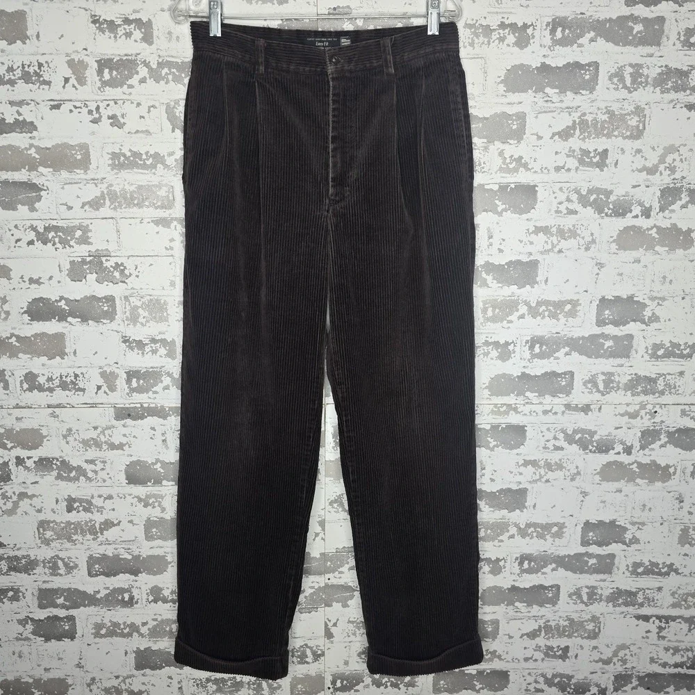 Gap Pants Mens 30x29 Corduroys Brown VTG Y2K Straight Leg Cotton 90's